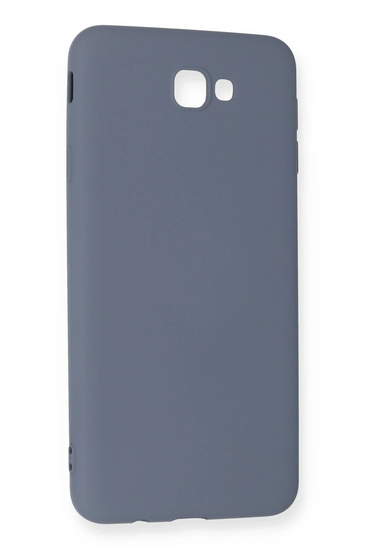 Samsung Galaxy J7 Prime Kılıf Nano içi Kadife Silikon - Gri-(5796) - Görsel 2