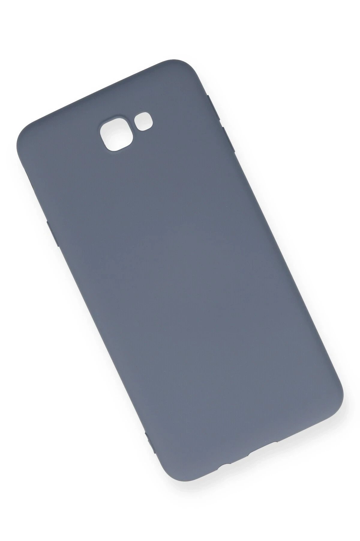 Samsung Galaxy J7 Prime Kılıf Nano içi Kadife Silikon - Gri-(5796) - Görsel 3