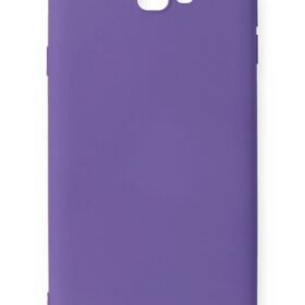 Samsung Galaxy J7 Prime Kılıf Nano içi Kadife Silikon - Mor-(5796)