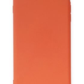 iPhone 7 Plus Kılıf Nano içi Kadife Silikon - Turuncu-(5796)