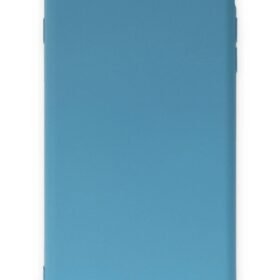 iPhone 7 Plus Kılıf Nano içi Kadife Silikon - Mavi-(5796)