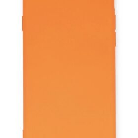 iPhone 7 Kılıf Nano içi Kadife Silikon - Turuncu-(5796)