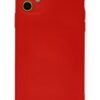 iPhone 11 Kılıf Nano içi Kadife Silikon - Kırmızı-(5796)