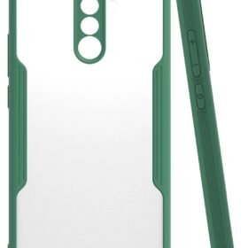 Xiaomi Redmi 9 Kılıf Platin Silikon - Yeşil-(5796)