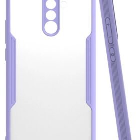 Xiaomi Redmi 9 Kılıf Platin Silikon - Lila-(5796)