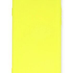 iPhone 7 Kılıf Nano içi Kadife Silikon - Sarı-(5796)