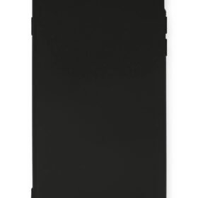 iPhone 6 Plus Kılıf Nano içi Kadife Silikon - Siyah-(5796)