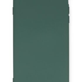 iPhone 6 Plus Kılıf Nano içi Kadife Silikon - Koyu Yeşil-(5796)