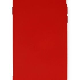 iPhone 6 Plus Kılıf Nano içi Kadife Silikon - Kırmızı-(5796)