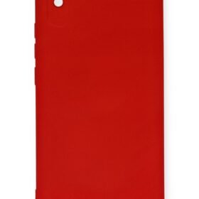 Xiaomi Redmi 9A Kılıf Nano içi Kadife Silikon - Kırmızı-(5796)