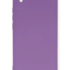 Xiaomi Redmi 9A Kılıf Nano içi Kadife Silikon - Mor-(5796)