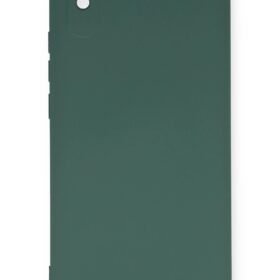 Xiaomi Redmi 9A Kılıf Nano içi Kadife Silikon - Koyu Yeşil-(5796)