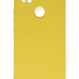 Xiaomi Redmi 9C Kılıf Nano içi Kadife Silikon - Sarı-(5796)