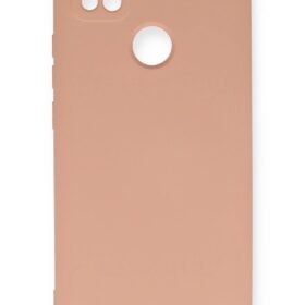 Xiaomi Redmi 9C Kılıf Nano içi Kadife Silikon - Pudra-(5796)