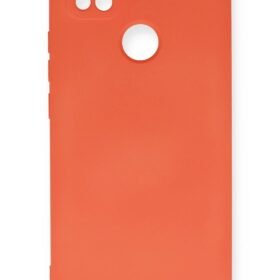 Xiaomi Redmi 9C Kılıf Nano içi Kadife Silikon - Turuncu-(5796)