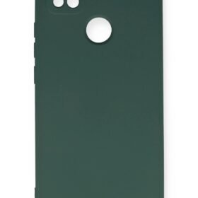 Xiaomi Redmi 9C Kılıf Nano içi Kadife Silikon - Koyu Yeşil-(5796)