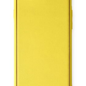 iPhone 7 Kılıf Coco Deri Silikon Kapak - Sarı-(5796)