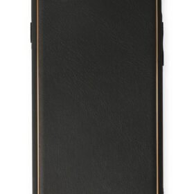 iPhone 7 Kılıf Coco Deri Silikon Kapak - Siyah-(5796)