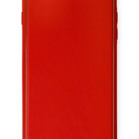 iPhone 7 Plus Kılıf Coco Deri Silikon Kapak - Kırmızı-(5796)