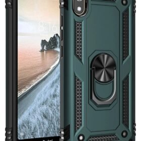 Xiaomi Redmi 7A Kılıf Sofya Yüzüklü Silikon Kapak - Yeşil-(5796)