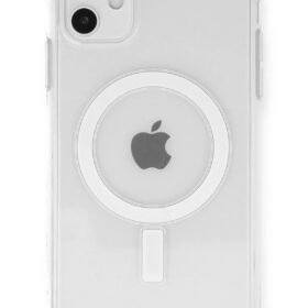 iPhone 11 Kılıf Magneticsafe Şeffaf Silikon - Şeffaf-(5796)