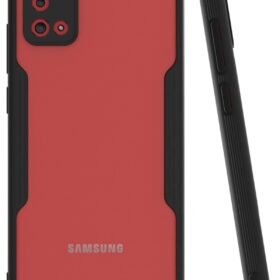 Samsung Galaxy A02S Kılıf Platin Silikon - Siyah-(5796)