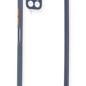 Huawei P40 Lite Kılıf Miami Şeffaf Silikon - Gri-(5796)