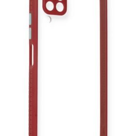 Huawei P40 Lite Kılıf Miami Şeffaf Silikon - Fuşya-(5796)