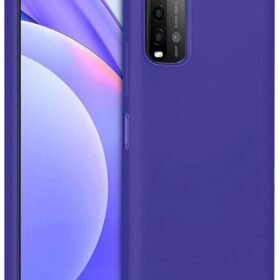 Xiaomi Redmi 9T Kılıf Nano içi Kadife Silikon - Mor-(5796)
