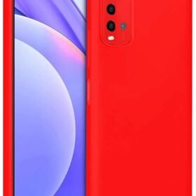 Xiaomi Redmi 9T Kılıf Nano içi Kadife Silikon - Kırmızı-(5796)
