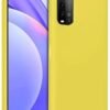 Xiaomi Redmi 9T Kılıf Nano içi Kadife Silikon - Sarı-(5796)
