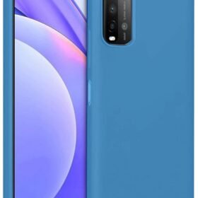 Xiaomi Redmi 9T Kılıf Nano içi Kadife Silikon - Mavi-(5796)
