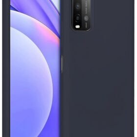 Xiaomi Redmi 9T Kılıf Nano içi Kadife Silikon - Siyah-(5796)