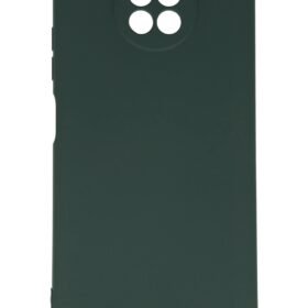 Xiaomi Redmi Note 9 5G Kılıf Nano içi Kadife Silikon - Koyu Yeşil-(5796)