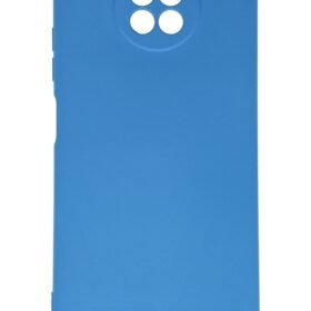 Xiaomi Redmi Note 9 5G Kılıf Nano içi Kadife Silikon - Mavi-(5796)