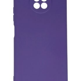 Xiaomi Redmi Note 9 5G Kılıf Nano içi Kadife Silikon - Mor-(5796)