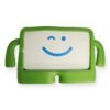 iPad 4 9.7 Kılıf Karakter Tablet Silikon - Yeşil-(5796)