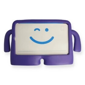 iPad 10.2 (7.nesil) Kılıf Karakter Tablet Silikon - Mor-(5796)