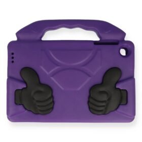 iPad 5 Air 9.7 Kılıf Like Stantlı Tablet Silikon - Mor-(5796)