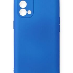 Oppo Reno 5 Pro Kılıf First Silikon - Mavi-(5796)
