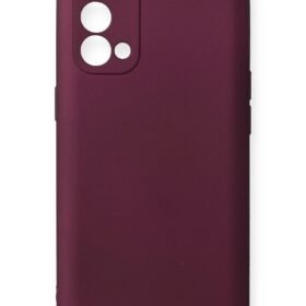 Oppo Reno 5 Pro Kılıf First Silikon - Mürdüm-(5796)