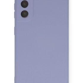 Samsung Galaxy S21 Kılıf Nano içi Kadife Silikon - Lila-(5796)