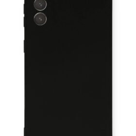 Samsung Galaxy S21 Plus Kılıf Nano içi Kadife Silikon - Siyah-(5796)