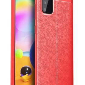 Samsung Galaxy A02S Kılıf Auto Focus Kapak - Kırmızı-(5796)