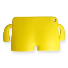 Samsung Galaxy Tab A7 10.4 Kılıf Karakter Tablet Silikon - Sarı-(5796)