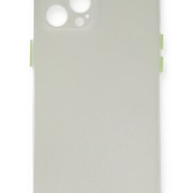 iPhone 12 Pro Kılıf PP Ultra İnce Kapak - Beyaz-(5796)