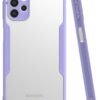 Samsung Galaxy A72 Kılıf Platin Silikon - Lila-(5796)