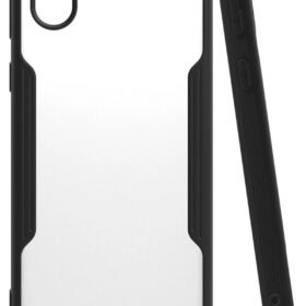 Samsung Galaxy A01 Core Kılıf Platin Silikon - Siyah-(5796)