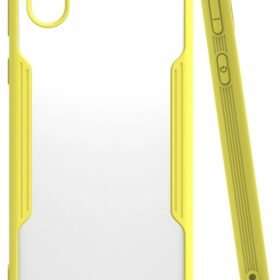 Samsung Galaxy A01 Core Kılıf Platin Silikon - Sarı-(5796)