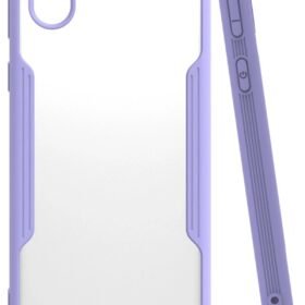 Samsung Galaxy A01 Core Kılıf Platin Silikon - Lila-(5796)